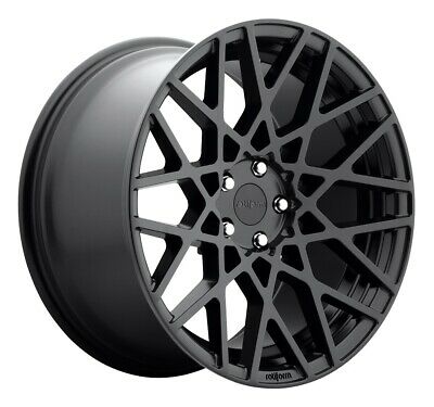 18x8.5 Rotiform BLQ Matte Black Wheel/Rim 5x100 5-100 18-8.5