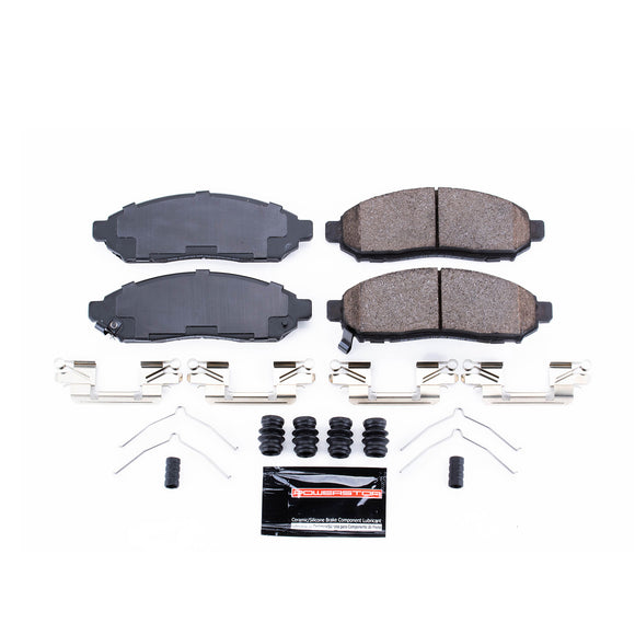 PowerStop Z23 Evolution Sport Carbon-Fiber Brake Pads With Hardware