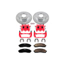 PowerStop Z23 Daily Driver Carbon-Fiber Ceramic Pads Drilled & Slotted Rotor & C