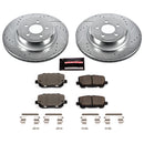 PowerStop Z23 Daily Driver Carbon-Fiber Ceramic Brake Pad and Drilled & Slotted