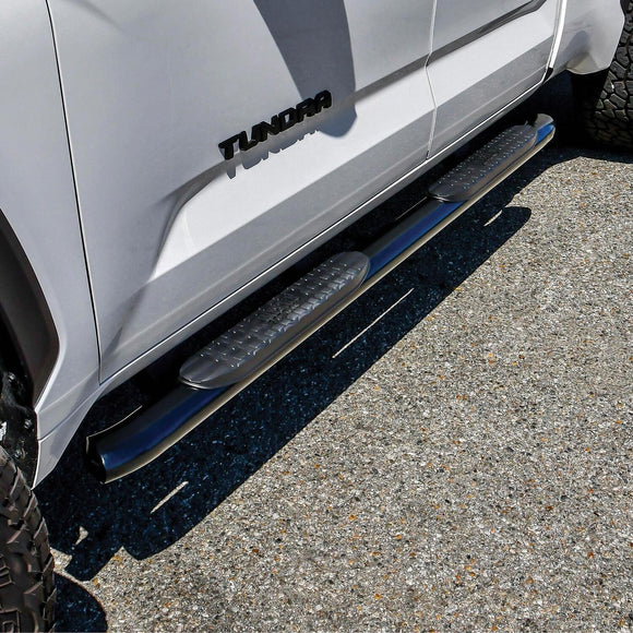 Westin PRO TRAXX 4 Oval Nerf Step Bars Powder Coated Black Steel 21-24155