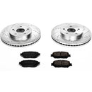 PowerStop Z23 Daily Driver Carbon-Fiber Ceramic Brake Pad and Drilled & Slotted