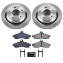 PowerStop OE Stock Replacement Low-Dust Ceramic Brake Pad and Rotor Kit