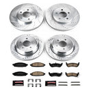 PowerStop Z23 Daily Driver Carbon-Fiber Ceramic Brake Pad and Drilled & Slotted