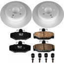 PowerStop Genuine Geomet Coated Rotor and Carbon-Fiber Ceramic Brake Pad Kit