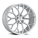 19x8.5 Dolce Performance PISTA Gloss Silver Machined Face 5x114.3 ET35 CB73.1