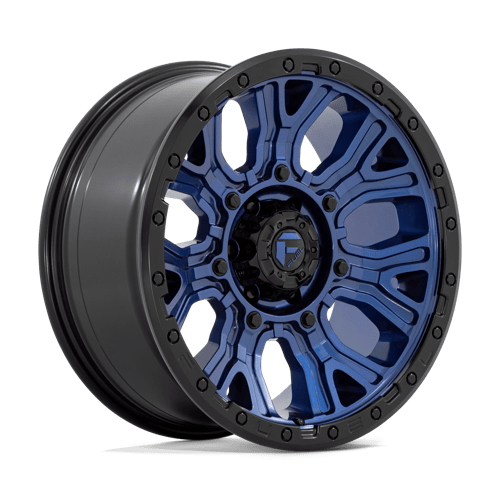 20x9 Fuel Off-Road D827 Traction Dark Blue with Black Ring 6x135 ET1 Wheel