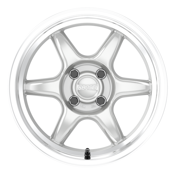 15x7 Kansei K11H Tandem Hyper Silver 4x100 ET25 CB73.1 Wheel