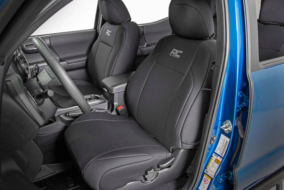 Rough Country Front Seat Covers For Crew Cab Toyota Tacoma 16-23