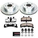 PowerStop Z36 Carbon-Fiber Ceramic Brake Pad with Drilled and Slotted Rotor Kit