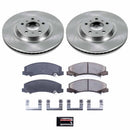 PowerStop OE Stock Replacement Low-Dust Ceramic Brake Pad and Rotor Kit