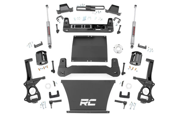 Rough Country 6" Lift Kit For Chevy Silverado GMC Sierra 1500 2WD 2019-2024