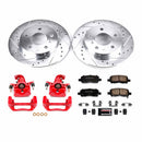 PowerStop Z23 Daily Driver Carbon-Fiber Ceramic Pads Drilled & Slotted Rotor & C