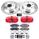 PowerStop Z23 Daily Driver Carbon-Fiber Ceramic Pads Drilled & Slotted Rotor & C