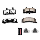PowerStop Z36 Truck And Tow Carbon-Fiber Ceramic Brake Pads With Hardware