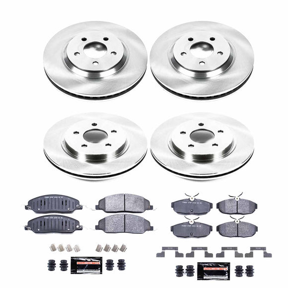 PowerStop Track Day High-Performance Brake Pad and Rotor Kit