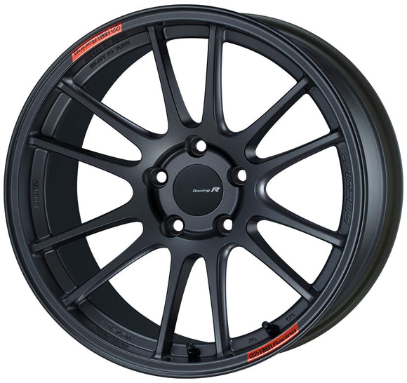 18X9.5 Enkei GTC01RR Wheel/Rim Matte Gunmetal 5x114.3 ET45 18-9.5 5-114.3