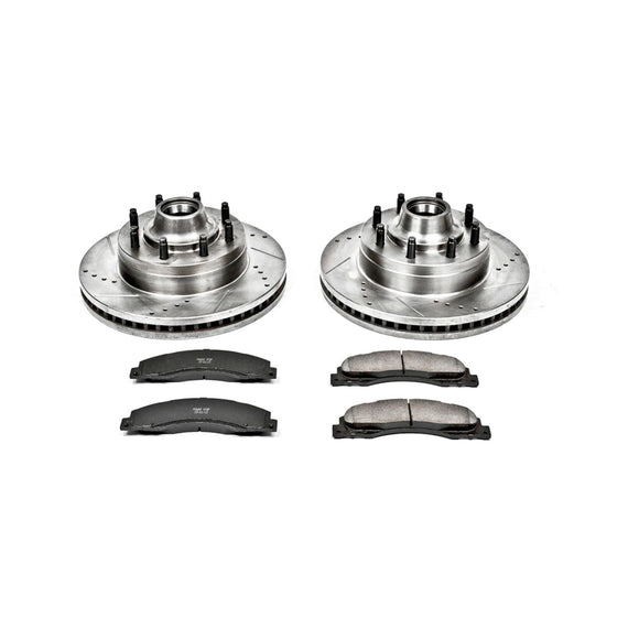 PowerStop Z23 Daily Driver Carbon-Fiber Ceramic Brake Pad and Drilled & Slotted
