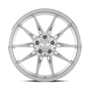 20x8.5 Katana KR10 Glossy Silver Machine Face Wheel 5x114.3 ET40 CB73.1