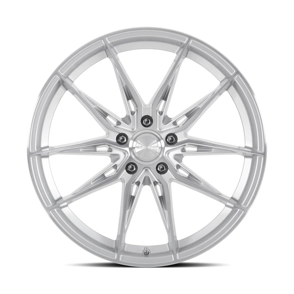 20x8.5 Katana KR10 Glossy Silver Machine Face Wheel 5x114.3 ET40 CB73.1