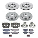 PowerStop OE Stock Replacement Low-Dust Ceramic Brake Pad, Rotor and Caliper Kit
