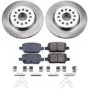PowerStop OE Stock Replacement Low-Dust Ceramic Brake Pad and Rotor Kit