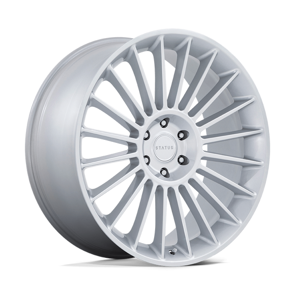 24X10 Status Venti Gloss Silver 5X120 ET35 Wheel Rim