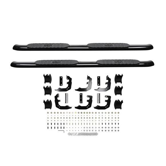 Westin PRO TRAXX 4 Oval Nerf Step Bars Powder Coated Black Steel 21-24095