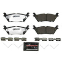 PowerStop Z36 Truck And Tow Carbon-Fiber Ceramic Brake Pads With Hardware