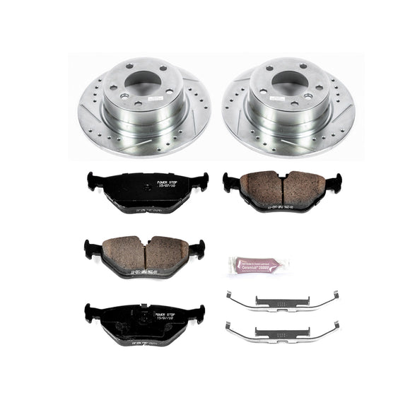PowerStop Z23 Daily Driver Carbon-Fiber Ceramic Brake Pad and Drilled & Slotted