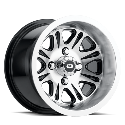 12x8 Vision 547 Spirit Black Mirror Machined Face 4x156 ET-10.2 Wheel Rim