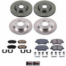 PowerStop OE Stock Replacement Low-Dust Ceramic Brake Pad and Rotor Kit