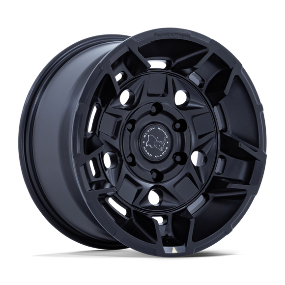 17X8.5 Black Rhino BR028 Guard Matte Black 5X130 ET25 CB71.6 Wheel Rim