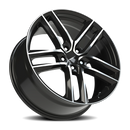 20x9 Vision 475 Clutch Gloss Black - Machined Wheel 5x114.3 ET38 CB73.1
