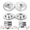 PowerStop Z26 Street Performance Ceramic Brake Pad and Drilled & Slotted Rotor K