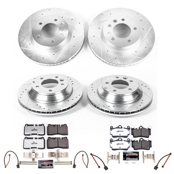 PowerStop Z26 Street Performance Ceramic Brake Pad and Drilled & Slotted Rotor K
