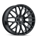 17X8 Touren TR76 Black-Gloss Wheel/Rim 5x100 ET35 3276-7844GB35