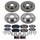 PowerStop OE Stock Replacement Low-Dust Ceramic Brake Pad and Rotor Kit