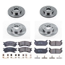 PowerStop OE Stock Replacement Low-Dust Ceramic Brake Pad and Rotor Kit