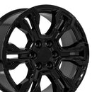 20" Replica CV65 fits Chevrolet Silverado 20 in. x 9 in. Gloss Black
