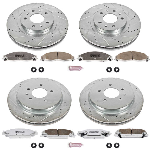 PowerStop Z26 Street Performance Ceramic Brake Pad and Drilled & Slotted Rotor K