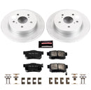 PowerStop Genuine Geomet Coated Rotor and Low-Dust Ceramic Brake Pad Kit