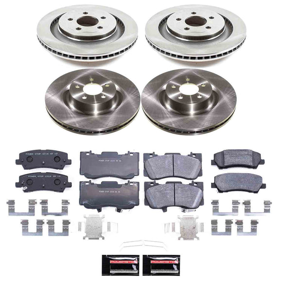 PowerStop Track Day High-Performance Brake Pad and Rotor Kit