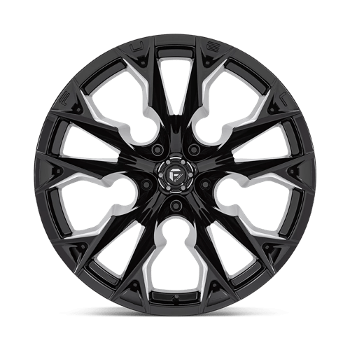22x12 Fuel Off-Road D803 Flame Gloss Black Milled 5x127 ET-44 CB71.5 Wheel Rim