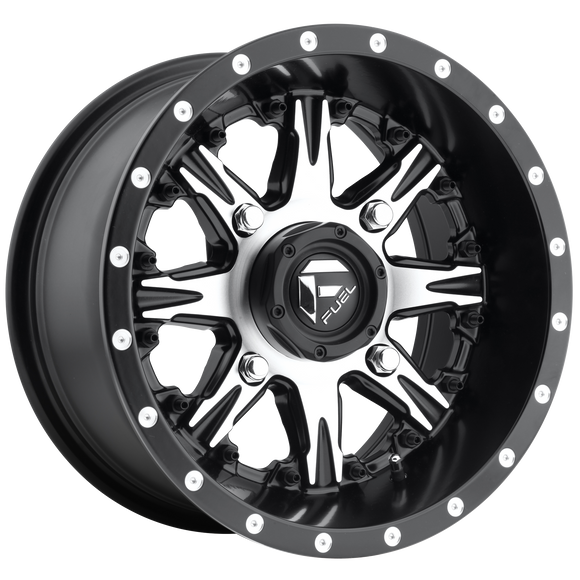 14x7 Fuel Off-Road D541 Nutz UTV Matte Black Machined 4x156 ET13 CB132 Wheel Rim