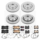 PowerStop OE Stock Replacement Low-Dust Ceramic Brake Pad and Rotor Kit