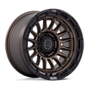 17x9 Black Rhino BR025 Rival Burnt Bronze W/ Matte Black Lip 5x127 ET-12 Wheel