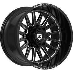 20x9 Gear Off Road 764BM Gloss Black 6x135 6x139.7 6x5.5 ET18 Wheel Rim