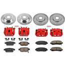 PowerStop Z23 Daily Driver Carbon-Fiber Ceramic Pads Drilled & Slotted Rotor & C