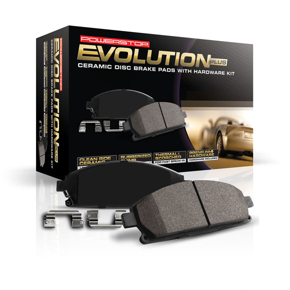 PowerStop Z17 Evolution Ceramic Brake Pads With Hardware